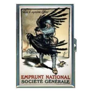   War I Poster France ID Holder, Cigarette Case or Wallet MADE IN USA