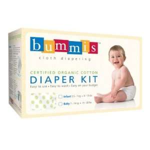  Organic Cotton Diaper Kit for Infant Baby