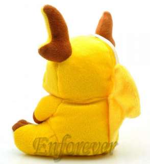 Pokemon Raichu Soft Plush Doll Toy^PC1492  