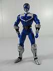   Power Rangers Blue Mask Action Figure Cake Topper PVC Party Toy