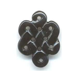    Black Obsidian Celtic 6 Knot Component Arts, Crafts & Sewing