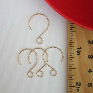 pair of Simply Handmade 14k Gold Filled Earwires  