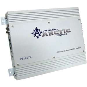 Pyramid PB1217X 1600 Watt 2 Channel Mosfet Amp Arctic Series Car Audio 