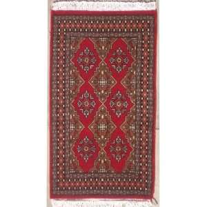  Rug with Wool Pile  a 3x4 Rug  An Authentic Hand Knotted Bokhara 