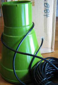 NOS Rainwise Wired Rain Gauge with Cable   Green  
