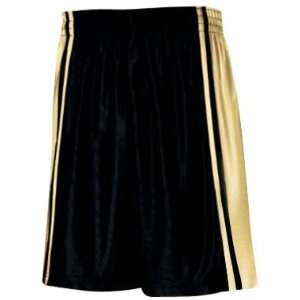  Court Dazzle LONG Game Basketball Shorts BLACK/VEGAS GOLD 