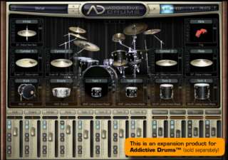   ADpak for Addictive Drums Ludwig Maple Drum Kit Ad Pack Mac/PC  