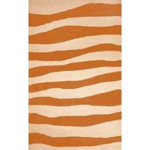 Trans Ocean Spello Wavy Stripe Orange 211617 Outdoor 24 x 36 Area 