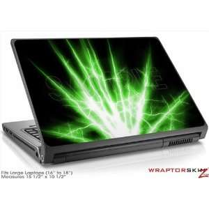 Large Laptop Skin Lightning Green Electronics