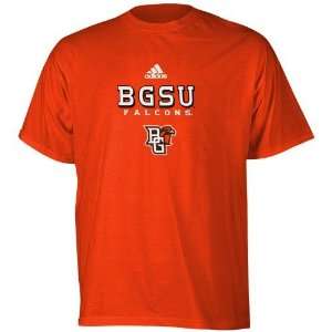 adidas Bowling Green State Falcons Orange True Basic T shirt 