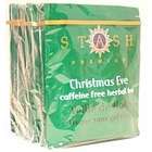 Stash Tea Christmas Eve Caffeine Free Herbal Tea Cellopak 10 Bags