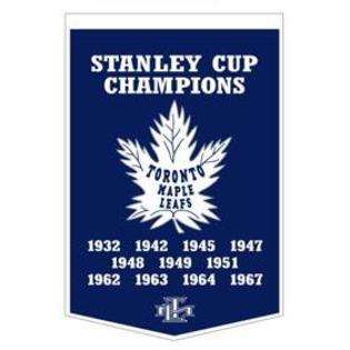 Sports Memorabilia Toronto Maple Leafs 24x36 Wool Dynasty Banner at 