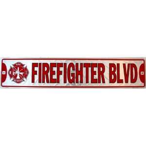  Firefighter Blvd Street Sign Patio, Lawn & Garden