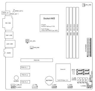 HP and Compaq Desktop PCs   Motherboard Specifications, M2N78 LA 