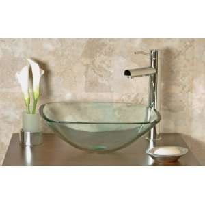  Cantrio Koncepts Tempered Glass Lavatory Sink GS 101