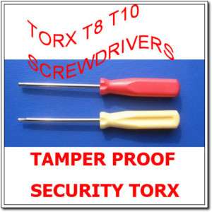 Tamper Proof Security Torx T8 T10 Screwdrivers Xbox360  