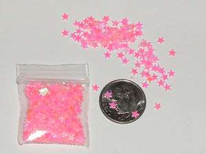 bag of PINK STAR Fairy Dust for glass bottle vials *~  