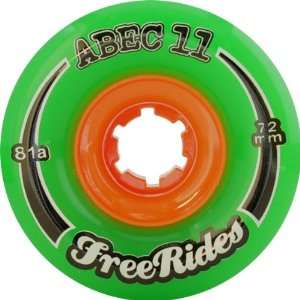  Abec11 Freeride 77mm 81a Skate Wheels