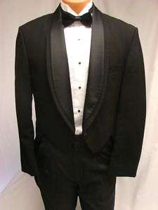 42 S Oscar Mardi Gras Black Tuxedo Tailcoat Tux Tails  