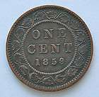1859 Victoria Canada Large Cent Penny**KEY DATE IN SERIES #31