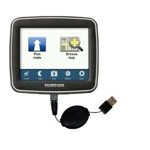  Retractable USB Cable for the TomTom EASE with Power Hot 