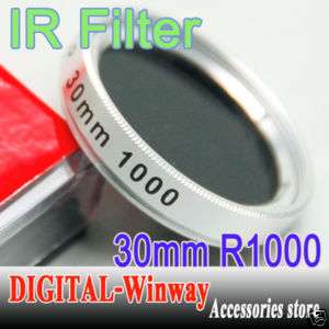 30 30mm 1000nm Infrared IR Filter For SONY DV Camcorder  