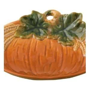 Pumpkin Ceramic Salad Plate 