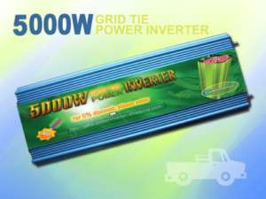 5000W GRID TIE INVERTER 14V 28VDC SOLAR PANEL POWERJACK  