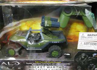 HALO Reach Rocket WartHog w/Carter and Noble 6 Remote Control 