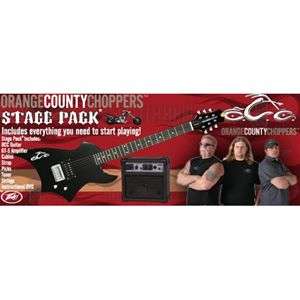 The Peavey Orange County Choppers Electric Guitar Stage Pack is an 