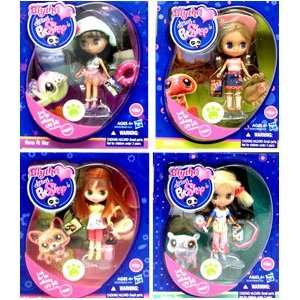  Littlest Pet Shop Blythe Doll with Accessories 4PK 