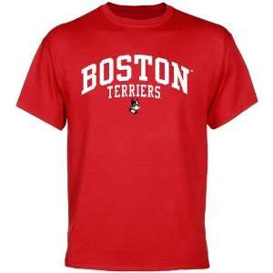  Boston Terriers Team Arch T Shirt   Red