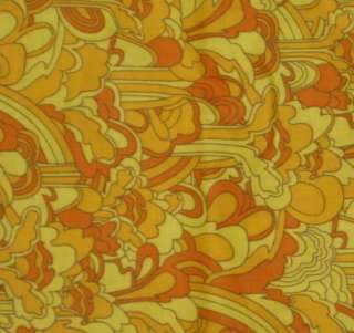 The Beatles Yellow Submarine Swirls Cotton Fabric BTY  
