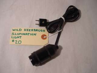 WILD HEERBRUGG ILLUMINATION LIGHT THEODOLITE T2 T16  