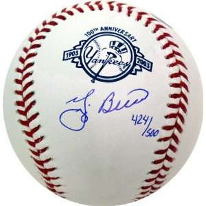  Yogi Berra New York Yankees 100th Anniversary Autographed 