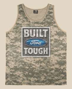 ACU Digital Camo Built Ford Tough tee shirt Tank Top  