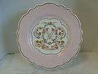 Winrose Collection lot of 2 gold scalloped edge plate  