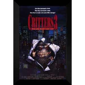  Critters 3 27x40 FRAMED Movie Poster   Style A   1991 