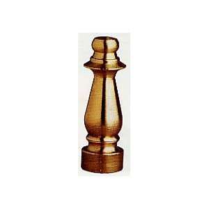  FINIAL, BRASS 1/4 27