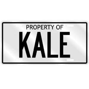  NEW  PROPERTY OF KALE  LICENSE PLATE SIGN NAME