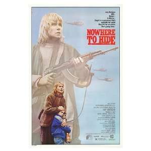  Nowhere To Hide Original Movie Poster, 27 x 40 (1987 