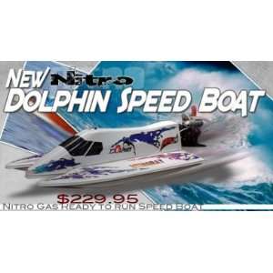  The 30 Dolphin Nitro Gas Powered RTR Hydro Speed Boat w 