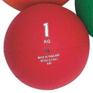  Rubber Medicine Ball, 2.2 Lbs