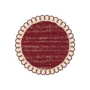  Christmas Delight Edge Die cut Paper 12x12 round/Scallop 