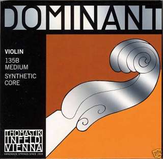 NEW Thomastik Dominant Violin String 4/4 set Ball End 135B  