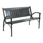 Curved Outdoor Bench  