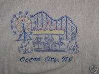 CAROUSEL SWEATSHIRT Ocean City, NJ. Embroidered medium  