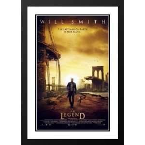  I Am Legend Framed and Double Matted 20x26 Movie Poster 