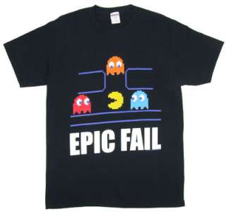 Epic Fail   Pac Man T shirt  