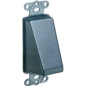  Arlington CED1BL 1 Cable Wall Plate Insert Vertical, Black 